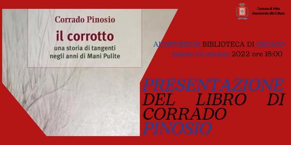 PRESENTAZIONE DEL LIBRO DI CORRADO PINOSIO